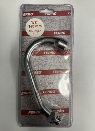 KIFUTÓ Ferro Z típusú kifolyócső, króm W160Z/2