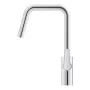 Grohe QuickFix Start elemes elektronikus konyhai mosogató keverőcsap kihúzható zuhanyfejjel króm