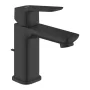 Grohe Cubeo mosdócsaptelep S méret, húzórudas leeresztőgarnitúrával, matt fekete 1016942430