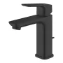 Grohe Cubeo hidegindítású mosdócsaptelep  M méret, húzórudas leeresztőgarnitúrával, matt fekete 1017562430