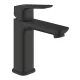 Grohe Cubeo  hidegindítású mosdócsaptelep click-clack leeresztővel M méret, matt fekete 1017572430