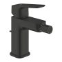 Grohe Cubeo Egykaros bidé mixer csaptelep S méret, húzórudas leeresztővel, matt fekete 1018102430