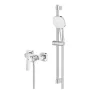 Grohe Cubeo falon kívüli zuhanycsaptelep Tempesta Cube 110 zuhanysín készlettel, króm 1018250000