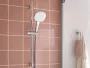 Grohe Cubeo falon kívüli zuhanycsaptelep Tempesta Cube 110 zuhanysín készlettel, króm 1018250000