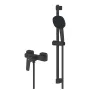 Grohe Cubeo falon kívüli zuhanycsaptelep Tempesta Cube 110 zuhanysín készlettel, matt fekete 1018252430