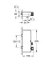 Grohe Grohtherm Smartcontrol Termosztátos zuhanycsaptelep, fantom fekete 102169KF00