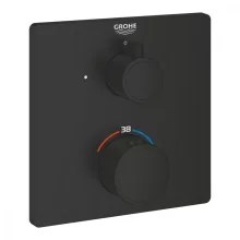   Grohe Grohtherm Termosztátos keverő csaptelep 1 fogyasztóhoz, matt fekete 1022152430