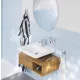 Grohe Euro Ceramic 55 fali mosdó csaplyukkal és HyperClean antibakteriális felülettel alpin fehér 102430SH00