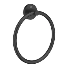   Grohe Essentials törölközőtartó gyűrű, matt fekete 1024612430