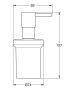 Grohe Essentials üveg szappanadagoló 160 ml, matt fekete 1024702430