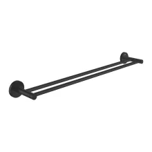   Grohe Essentials dupla törölközőtartó, matt fekete 1024732430