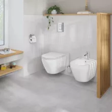 Grohe Euro Ceramic fali bidé csaplyukkal és HyperClean felületbevonattal alpin fehér 102487SH00