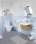 Grohe Euro Ceramic perem nélküli álló WC csésze örvényes öblítéssel, monoblokkos kombinációkhoz