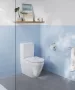 Grohe Euro Ceramic falhoz tolható álló WC csésze Rimless örvényes öblítéssel