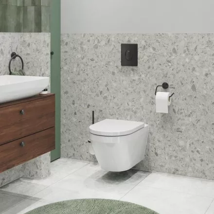 Grohe Euro Ceramic perem nélküli fali WC szett Triple Vortex öblítéssel és Soft Close ülőkével alpin fehér 102510SH00