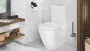 Grohe Euro Ceramic monoblokkos WC szett alsó bekötésű tartállyal és duroplast ülőkével alpin fehér 102513SH00