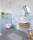 Grohe Solido 5 az 1-ben WC szett Euro Ceramic csészével ülőkével és Arena Cosmopolitan króm nyomólappal 102514SH00