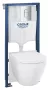 Grohe Solido 5 az 1-ben WC szett Euro Ceramic csésze ülőkével és Arena Cosmopolitan nyomólappal króm 102514SH00