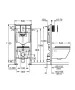 Grohe Solido 5 az 1-ben WC szett Euro Ceramic csésze ülőkével és Arena Cosmopolitan nyomólappal króm 102514SH00