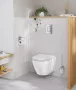 Grohe QuickFix Solido Euro Ceramic WC-készlet 5 az 1-ben Vortex öblítésű fali WC fehér