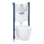 Grohe Solido Compact 5 az 1-ben WC szett tartállyal, fali WC-vel és króm nyomólappal