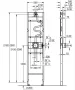 Grohe Rapido Shower Frame Szerelőkeret mono falsík mögötti zuhanyrendszerhez 1039939990