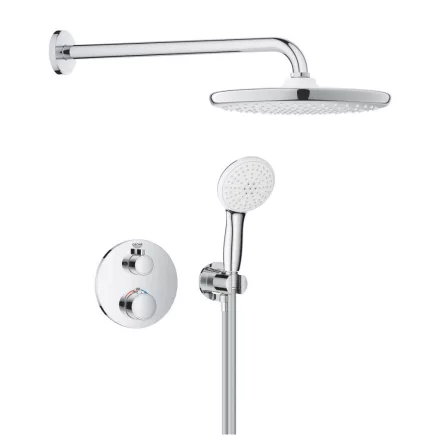 Grohe Grohtherm Rejtett zuhanyrendszer Tempesta 250 fejzuhannyal, króm 1039960000
