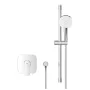 Grohe Cubeo falba süllyesztett zuhanycsaptelep Tempesta Cube 110 zuhanysín készlettel, króm 1053350000