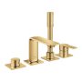 Grohe Allure kádperembe építhető csaptelep, arany 19316GL1