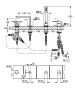 Grohe Allure kádperembe építhető csaptelep, arany 19316GL1
