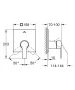 Grohe Allure egykaros zuhanycsaptelep, króm 19317001