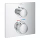 Grohe Allure 1 fogyasztós falsík mögötti termosztátos csaptelep, króm 19380002