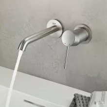   Grohe Essence 2-lyukas mosdócsaptelep M-es méret, rozsdamentes acél hatású 19408DC1