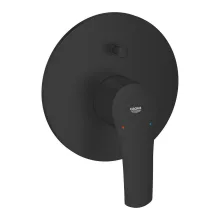   Grohe Eurosmart falba süllyesztett egykaros kádcsaptelep, matt fekete 194502433
