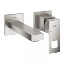   Grohe Eurocube 2-lyukas mosdócsaptelep S-es méret, rozsdamentes acél hatású 19895DC0