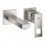 Grohe Eurocube 2-lyukas mosdócsaptelep S-es méret, rozsdamentes acél hatású 19895DC0
