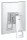 Grohe Eurocube falba épített zuhanycsaptelep 19898000