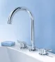 Grohe Concetto 3-lyukas mosdócsaptelep leeresztővel, króm 20216001