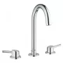 Grohe Concetto 3-lyukas mosdócsaptelep leeresztővel, króm 20216001