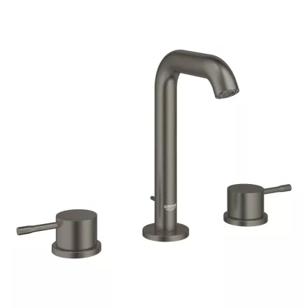 Grohe Essence 3-lyukas mosdócsaptelep, M-es méret, szálcsiszolt grafit 20296AL1