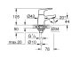 Grohe Start Flow Hidegvizes csaptelep XS-es méret, króm 20577000