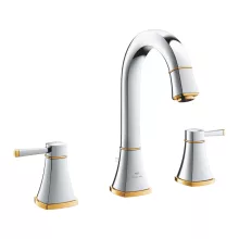   Grohe Grandera 3-lyukas mosdócsaptelep L-es méret, króm/arany 20619IG0