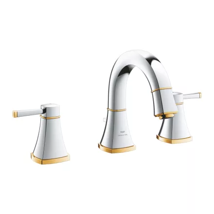 Grohe Grandera 3-lyukas mosdócsaptelep M-es méret, króm/arany 20624IG0