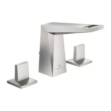   Grohe Allure Brilliant 3-lyukas mosdócsaptelep M-es méret, rozsdamentes acél hatású 20626DC0