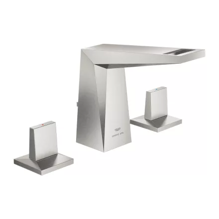 Grohe Allure Brilliant 3-lyukas mosdócsaptelep M-es méret, rozsdamentes acél hatású 20626DC0