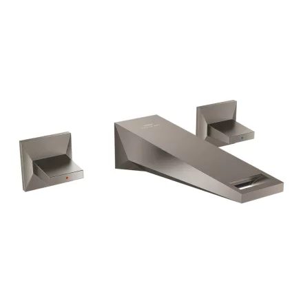 Grohe Allure Brilliant fali 3-lyukas mosdócsaptelep M-es méret, szálcsiszolt grafit 20628AL0