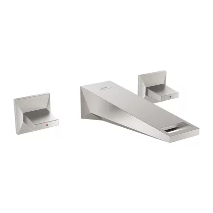 Grohe Allure Brilliant fali 3-lyukas mosdócsaptelep M-es méret, rozsdamentes acél hatású 20628DC0