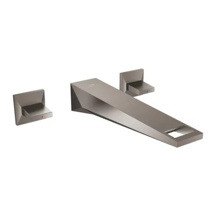 Grohe Allure Brilliant fali 3-lyukas mosdócsaptelep L-es méret, szálcsiszolt grafit 20629AL0