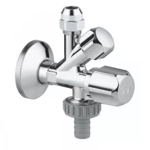   Grohe eredeti WAS kombinált sarokszelep érdesített csatlakozómenettel, króm 22035000