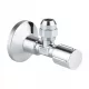 Grohe sarokszelep érdesített csatlakozómenettel, króm 22045000